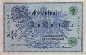 100 Mark 1908 ro.34 J/J